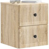  Stenski nočni omarici s predalom Sonoma hrast 33 x 34,5 x 40 cm, (5000209497) | Shoptok.si