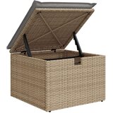  8-delni vrtni kavč s blazinami Bež Poli ratan, (22091939) | Shoptok.si