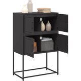  Komoda crna 68,5 x 38,5 x 107 cm čelična | shoptok.hr