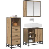 vidaXL set namještaja za kupaonicu 3 pcs hrast artisan 65 x 33 x 60 cm | shoptok.hr