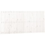 Maison Chic stensko posteljno vzglavje - vzglavna omarica - nočna omarica belo 185x3x90 cm trdna borovina, (21706753) | Shoptok.si