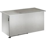  Vrtna posuda za sadnju s LED svjetlom 2 kom. Srebrna - Nehrđajući čelik 50 x 100 x 48 cm 2 | shoptok.hr