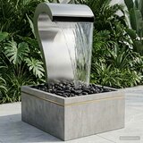  Vrtni vodopad Nehrđajući čelik 304 54,5 x 34 x 83 cm Srebrna | shoptok.hr