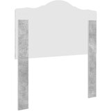 vidaXL Vzglavje z vzglavjem Betonsko siva 80 cm Konstruiran les | Shoptok.si