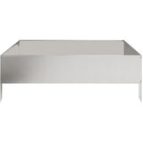  Povišena vrtna gredica 100x100x33,5 cm nehrđajući čelik | Eponuda.com