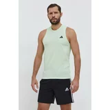 Adidas Kratka majica za vadbo zelena barva