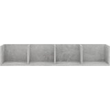  Zidna polica za CD-ove boja betona 100 x 18 x 18 cm drvena | shoptok.hr