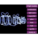  Ukrasne božićne kutije za poklone sa 180 LED žarulja | shoptok.hr