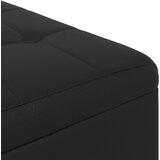  Otoman za pohranu s jastukom Crna 60 x 60 x 45 cm Umjetna koža | shoptok.hr