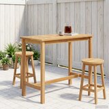  Stol za bar Prirodna 110 x 60 x 105 cm Masivni teak Cijene