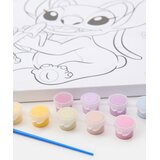 Sinsay Set za slikanje s platnom, kistom i bojama 10 pack Lilo & Stitch | shoptok.hr