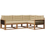  Set vanjskih sofa 4 kom. Prirodna i bež | shoptok.hr