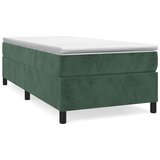  Za krevet s oprugama tamnozeleni 80x200 cm baršunasti | shoptok.hr
