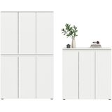 Livetastic Garderobna Omara Scarpa, Bela, 2 Kos | Shoptok.si