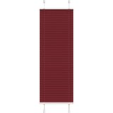  Plisirana zavjesa Bordo crvena 45x150 cm Širina tkanine 44,4 cm Poliester | shoptok.hr
