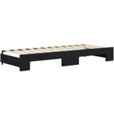  Dnevni krevet crni 80 x 200 cm baršunasti | shoptok.hr