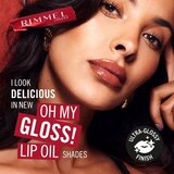 Rimmel London Oh My Gloss! Lip Oil olje za ustnice z vlažilnim učinkom odtenek 005 Pink Sugar 4.5 ml | Shoptok.si