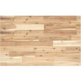 vidaXL Stenska polica za umivalnik jeklo in trden akacijev les | Shoptok.si