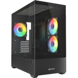 Sharkoon Kućište gaming, MK6 RGB Black mATX, ventilator 3x120mm | Eponuda.ba