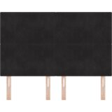  LED Uzglavlje Crno 80 cm Baršun | shoptok.hr