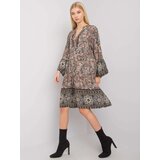 Och Bella Dress-TW-SK-BI-5S0118B.25-khaki | shoptok.hr