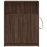  Komoda s LED svjetlima boja hrasta 77 x 34 x 100 cm drvena | shoptok.hr
