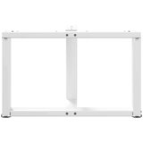  Noge za klubsko mizico v obliki črke T, 2 kosa, bele barve, 60x25x(42-43) cm, jeklo, (22123932) | Shoptok.si