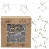 Molarem Home Božićne LED lampice na baterije – Zvijezde, 10 svjetala s toplo bijelim svjetlom, 1,65 m | shoptok.hr