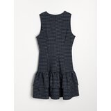 Sinsay Mini haljina s volanima u karo uzorku | shoptok.hr