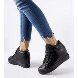 Big Star Black wedge sneakers | shoptok.hr