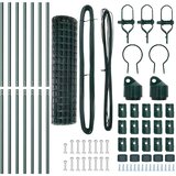 Euro Ograđivanje Ukop 10 x 1,2 m Čelik premazan PVC-om Zelena | shoptok.hr