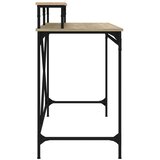  Radni stol boja hrasta 100x50x90 cm konstruirano drvo i željezo | shoptok.hr