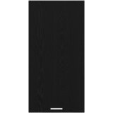 Viseći ormarić s pohranom Crni hrast i bijela 50 x 31 x 100 cm | Eponuda.com