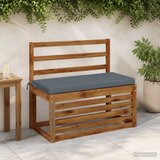  Jastučić za klupu SOEST 100% poliester Plava 80 x 40 x 5 cm Slike