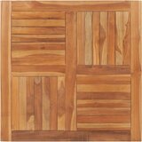 Stolna ploča od masivne tikovine četvrtasta 90 x 90 x 2,5 cm | Eponuda.ba