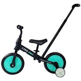  Dječji bicikl bez pedala 3u1 crno-tirkizni | shoptok.hr