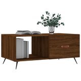  Stolić za kavu Smeđa hrasta 90x50x40 cm konstruirano drvo | shoptok.hr