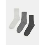 Sinsay muški komplet od 3 para rebrastih čarapa 8311U-09M