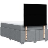  Krevet s oprugama i madracem svjetlosivi 120x190 cm od tkanine | shoptok.hr