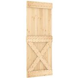 vidaXL Klizna vrata s priborom za montažu 80 x 210 cm masivna borovina | shoptok.hr