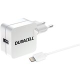 Duracell Punjač – Uni 1xUSB + Lightning cable – 2.4A - White | shoptok.hr