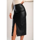 Fenzy Midi Krilo Iz Umetnega Usnja, Črno | Shoptok.si