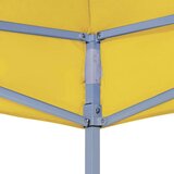 vidaXL Krov za šator za zabave 4 x 3 m žuti 270 g/m² | shoptok.hr