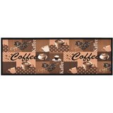  Kuhinjski tepih s uzorkom kave perivi smeđi 60 x 180 cm | shoptok.hr