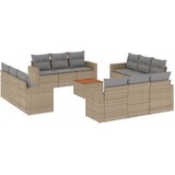  13-dijelni set vrtnih sofa s jastucima bež od poliratana | shoptok.hr