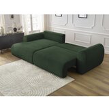 Bobochic Paris Tamno zelena sklopiva kutna garnitura od samta (s lijevim kutom) Lucien – | shoptok.hr
