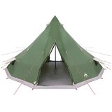 Tipi šator s krovom s pohranom Zelena 560 x 560 x 300 cm taft | shoptok.hr
