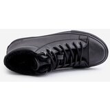 Big Star insulated men's sneakers made of eco leather black | ePonuda.com