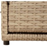  Vrtni ormarić za pohranu bež 110x55x60 5 cm od poliratana | shoptok.hr