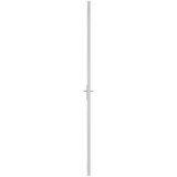  Unutarnja vrata 83 x 201 5 cm Bijela od mat stakla i aluminija | shoptok.hr